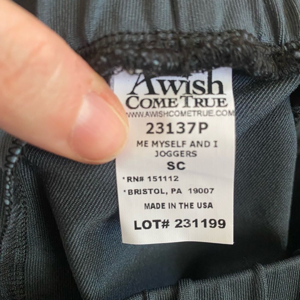 A Wish Come True Kids Black Tracksuit SC 7 8 Dance Costume Hoodie Jogger 23137 - Picture 8 of 8